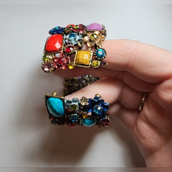 Fancy Vintage jeweled Bracelet - Picture 3 of 3